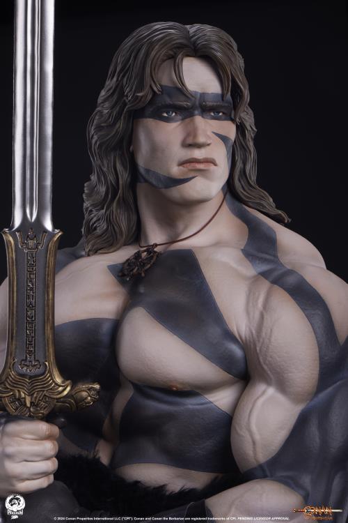 Conan the Barbarian Elite Series Conan (War Paint Ver.) 1/2 Scale Statue Gallery Image 19