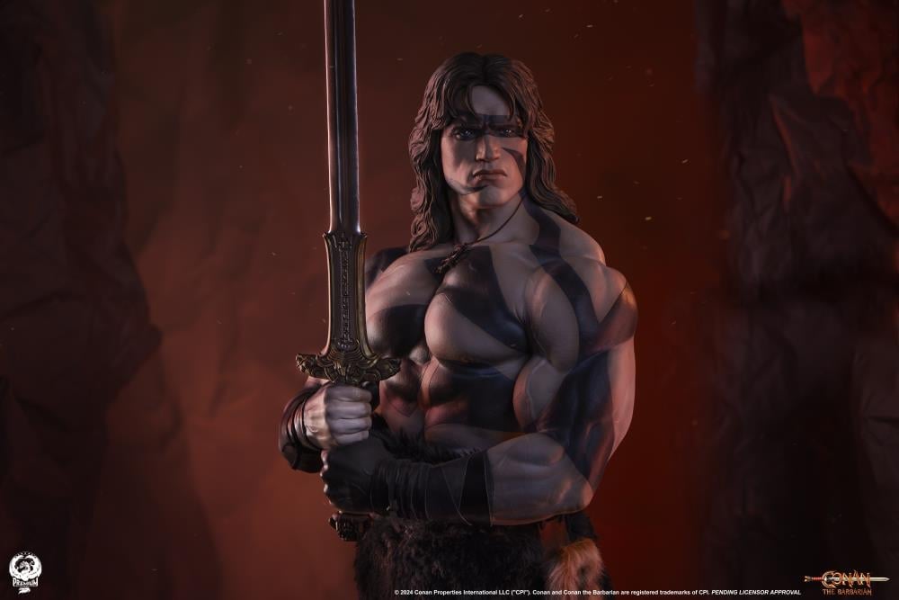 Conan the Barbarian Elite Series Conan (War Paint Ver.) 1/2 Scale Statue Gallery Image 3