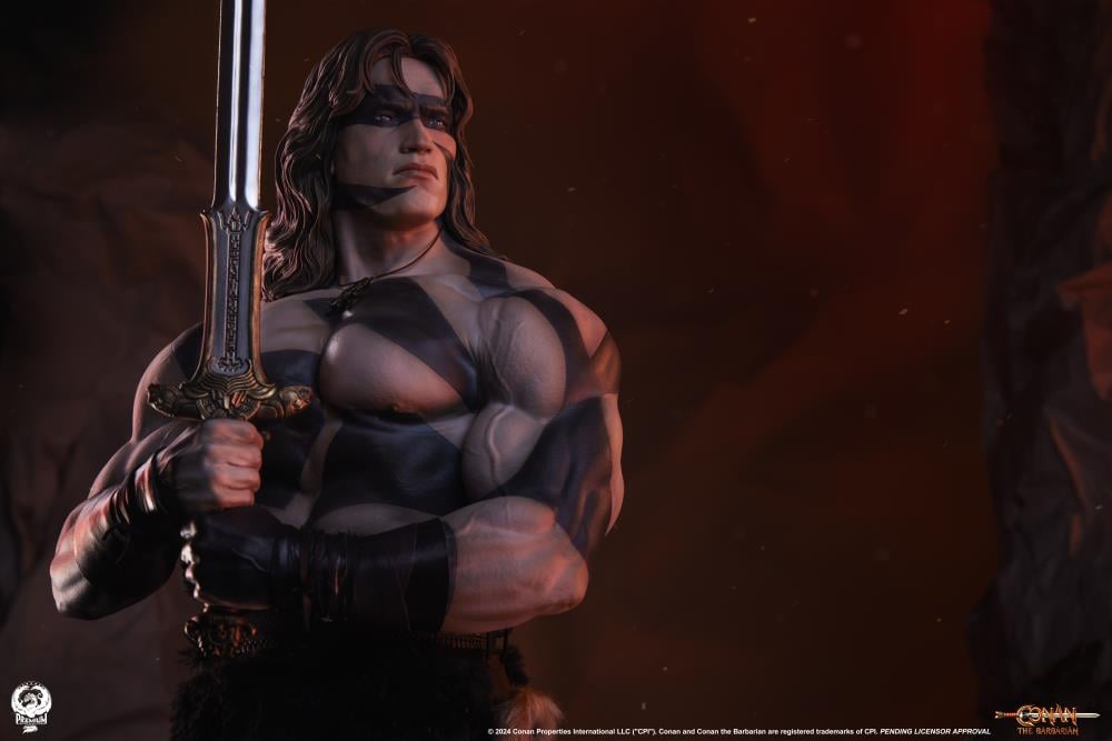 Conan the Barbarian Elite Series Conan (War Paint Ver.) 1/2 Scale Statue Gallery Image 7