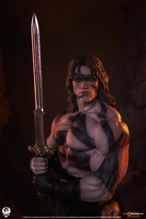 Conan the Barbarian Elite Series Conan (War Paint Ver.) 1/2 Scale Statue Gallery Image 8