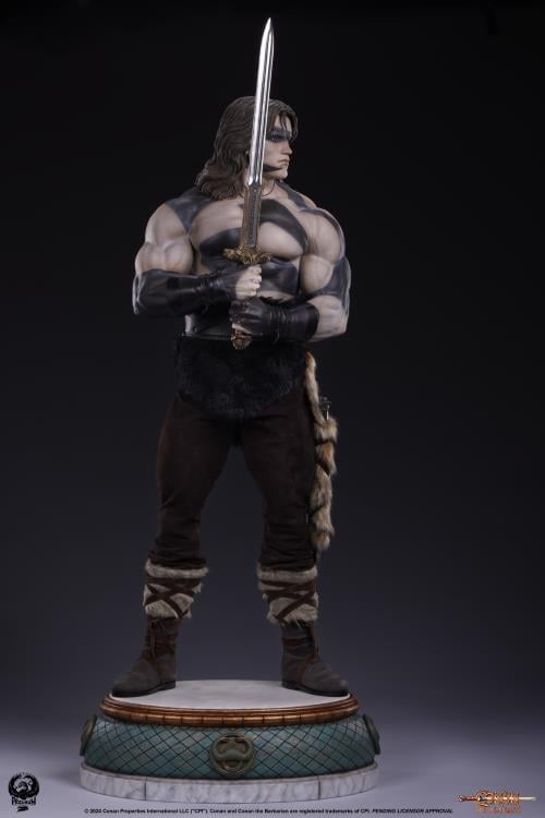 Conan the Barbarian Elite Series Conan (War Paint Ver.) 1/2 Scale Statue Gallery Image 16