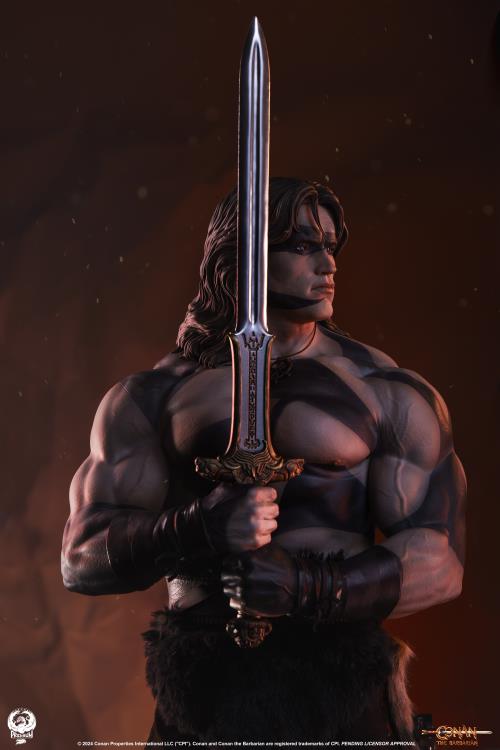 Conan the Barbarian Elite Series Conan (War Paint Ver.) 1/2 Scale Statue Gallery Image 5