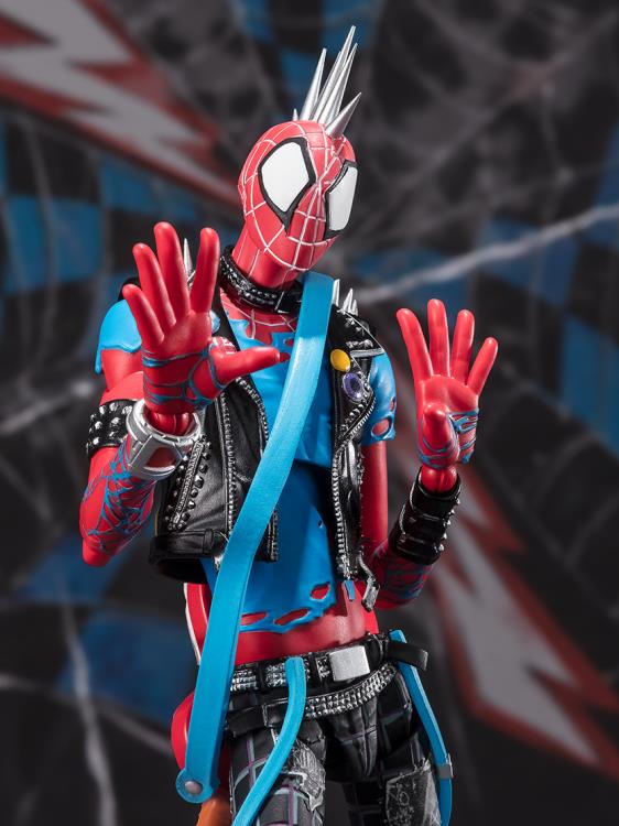 SHFiguarts Spider-Punk フィギュア Spider-Man Across the Spider-Verse 6 Inch Action Figure S.H.