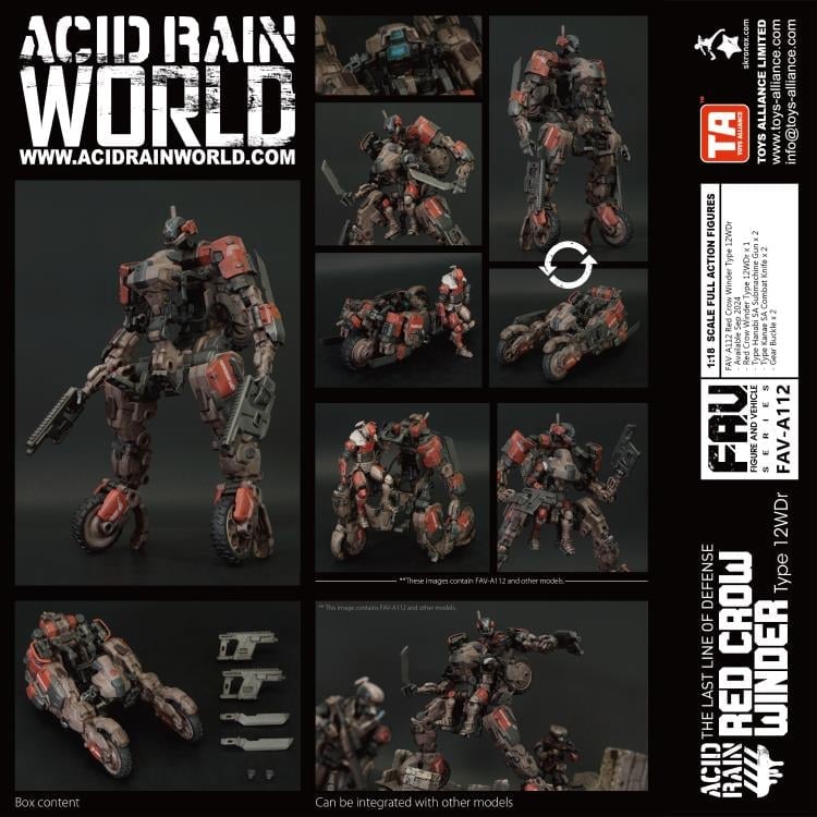 Acid Rain FAV-A112 Red Crow Winder Type 12WDr Action Figure