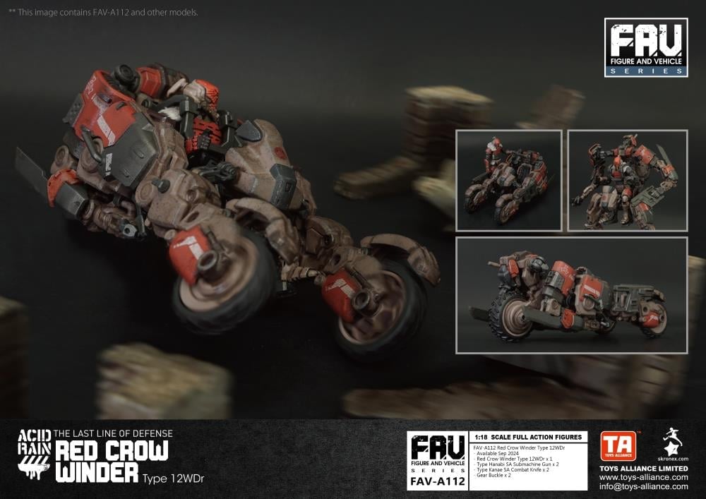 Acid Rain FAV-A112 Red Crow Winder Type 12WDr Action Figure