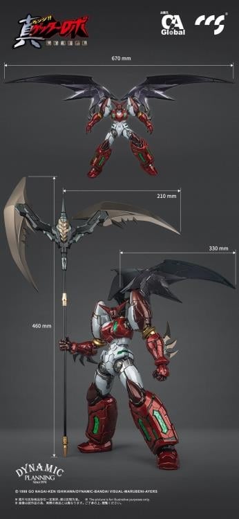 Getter Robo Armageddon MORTAL MIND Shin Getter 1 (Stars Slasher Ver.) Action Figure Gallery Image 11