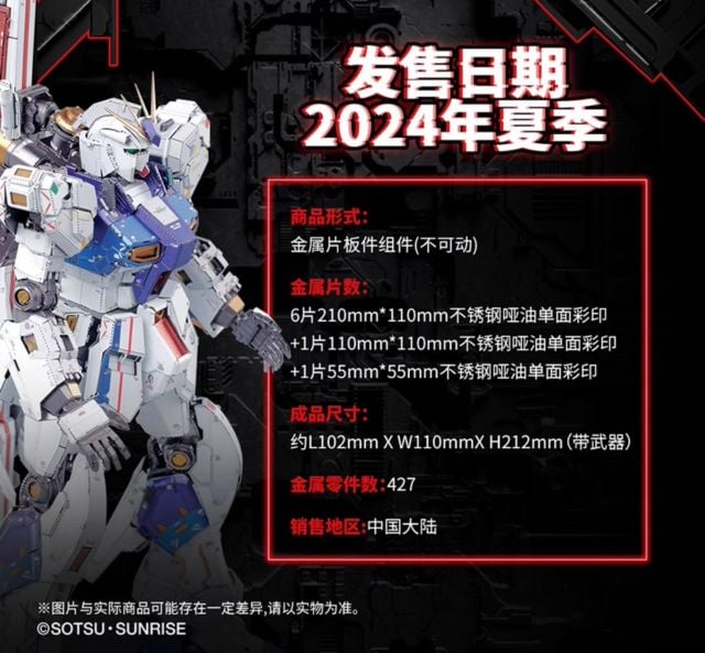 Mobile Suit Gundam BN Metal Works Vol.4 RX-93ff Nu Gundam (Fukuoka
