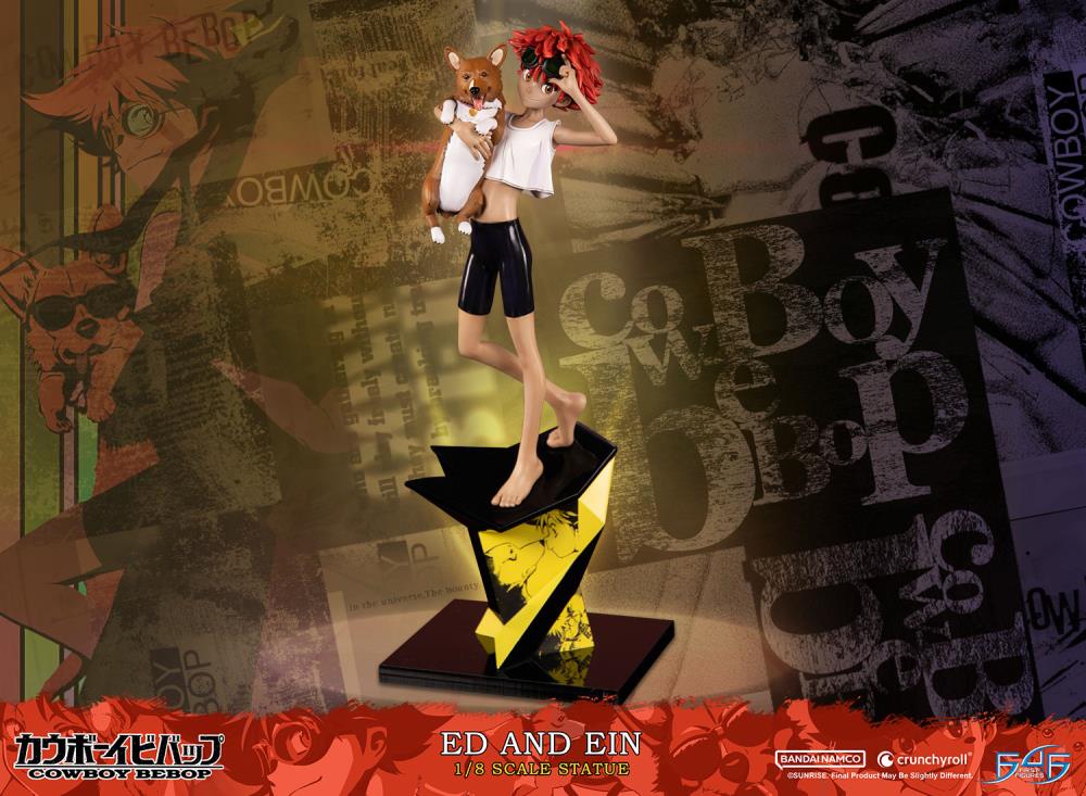 Cowboy Beebop Ed and Ein 1/8 Scale Limited Edition Statue Gallery Image 3