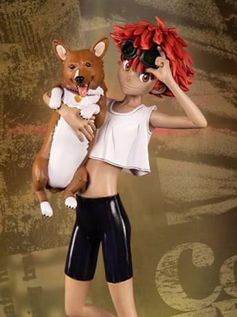 Cowboy Beebop Ed and Ein 1/8 Scale Limited Edition Statue Gallery Image 2