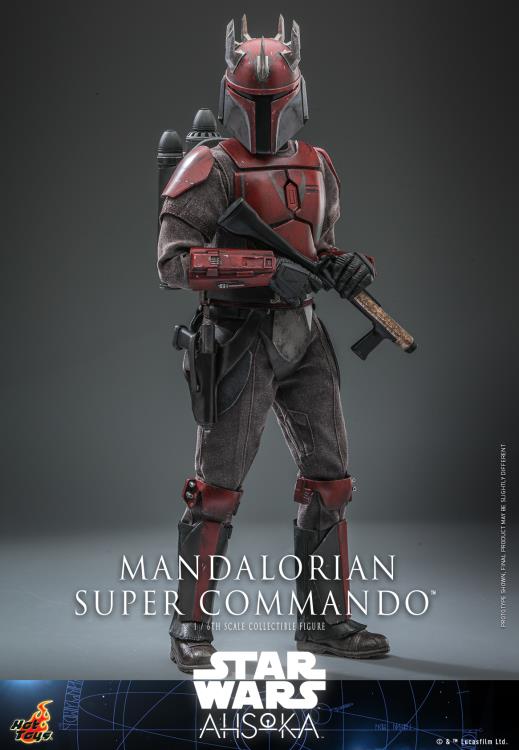 Star Wars: Ahsoka TMS127 Mandalorian Super Commando 1/6th Scale Collectible Figure Gallery Image 6