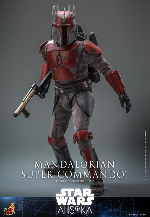 Star Wars: Ahsoka TMS127 Mandalorian Super Commando 1/6th Scale Collectible Figure Gallery Image 9