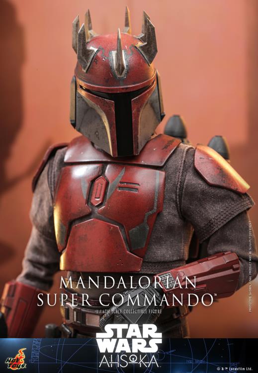 Star Wars: Ahsoka TMS127 Mandalorian Super Commando 1/6th Scale Collectible Figure Gallery Image 16
