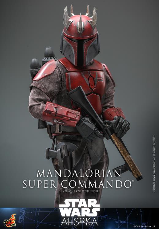 Star Wars: Ahsoka TMS127 Mandalorian Super Commando 1/6th Scale Collectible Figure Gallery Image 10