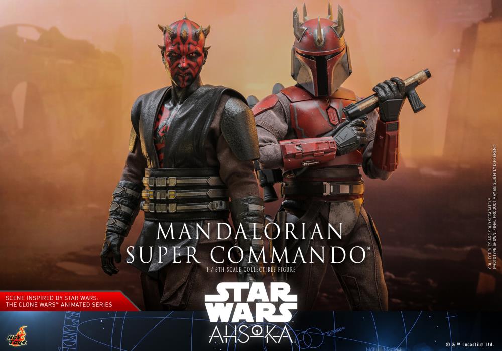 Star Wars: Ahsoka TMS127 Mandalorian Super Commando 1/6th Scale Collectible Figure Gallery Image 20