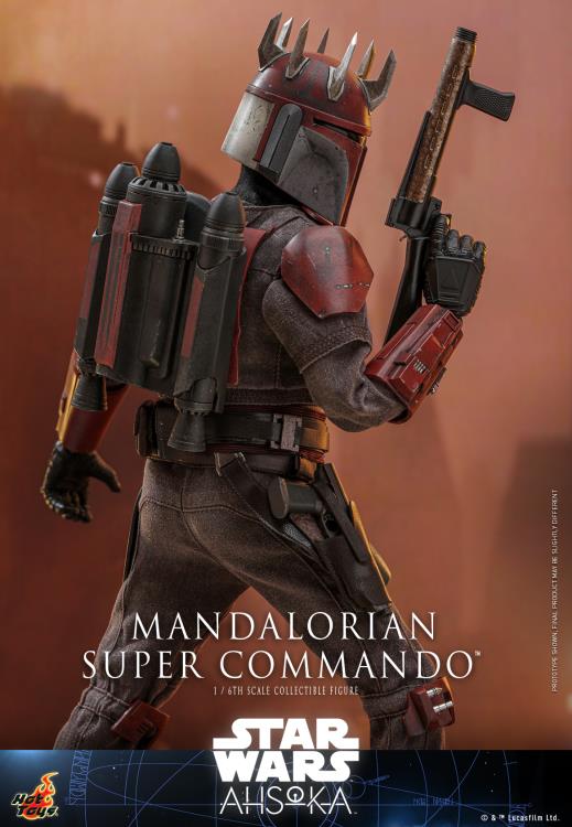 Star Wars: Ahsoka TMS127 Mandalorian Super Commando 1/6th Scale Collectible Figure Gallery Image 17