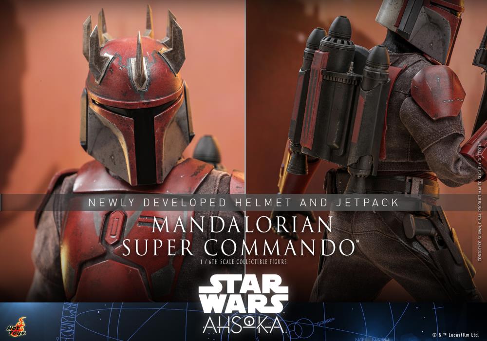 Star Wars: Ahsoka TMS127 Mandalorian Super Commando 1/6th Scale Collectible Figure Gallery Image 14