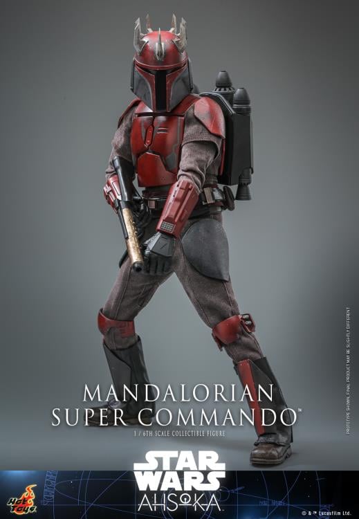 Star Wars: Ahsoka TMS127 Mandalorian Super Commando 1/6th Scale Collectible Figure Gallery Image 7