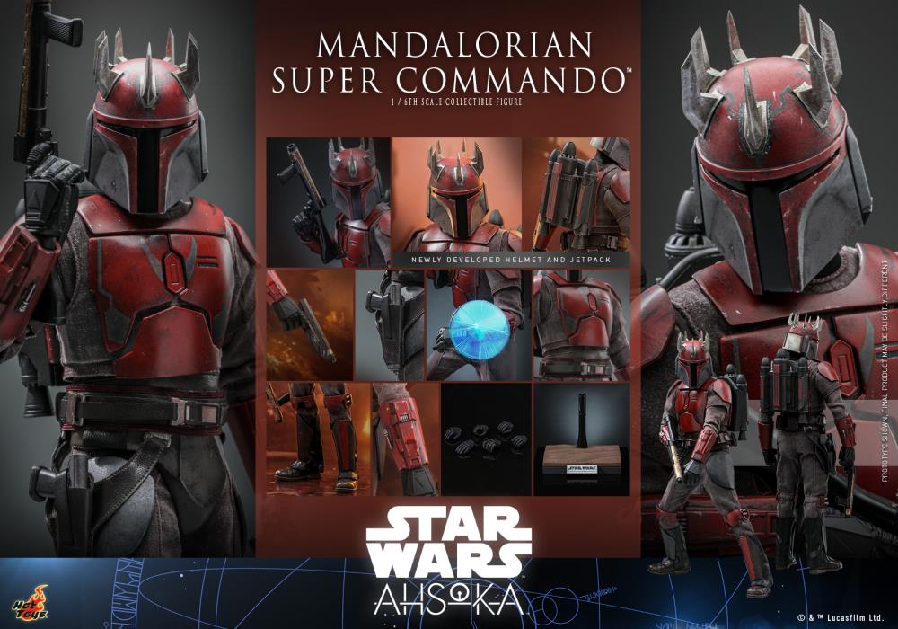 Star Wars: Ahsoka TMS127 Mandalorian Super Commando 1/6th Scale Collectible Figure Gallery Image 21