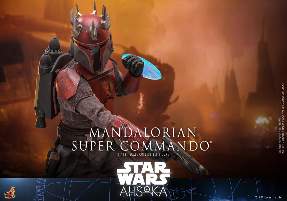 Star Wars: Ahsoka TMS127 Mandalorian Super Commando 1/6th Scale Collectible Figure Gallery Image 18
