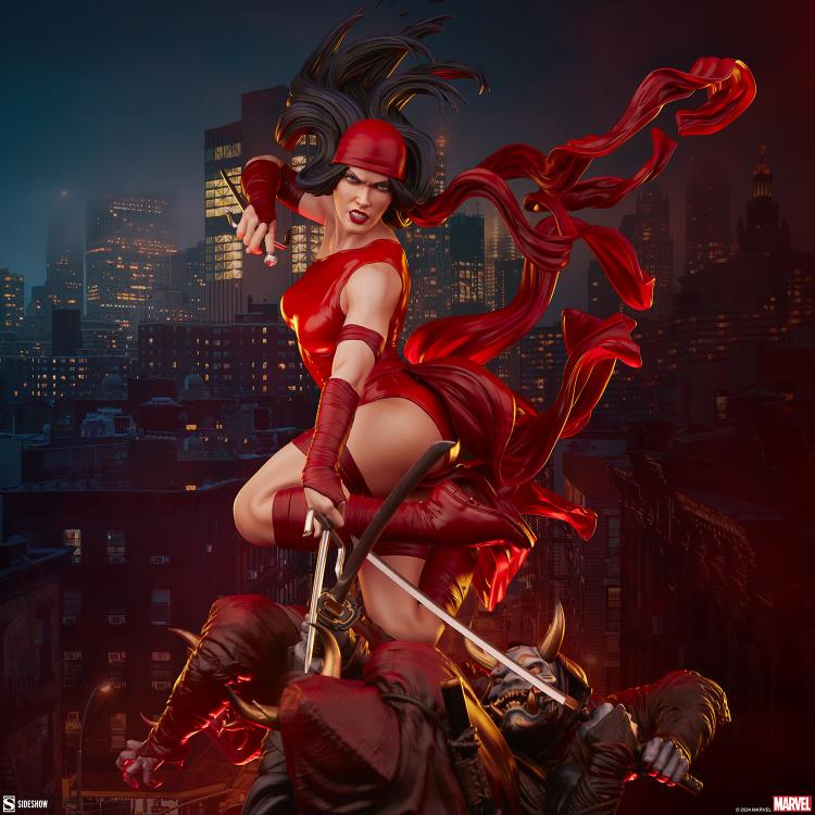 Marvel Premium Format Elektra Statue Gallery Image 3