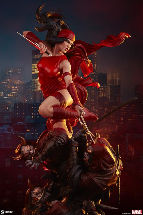 Marvel Premium Format Elektra Statue Gallery Image 4
