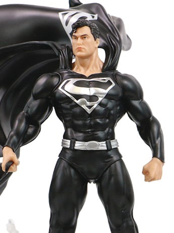 DC Comics Superman (Black & Silver Ver.) 1/8 Scale PX Previews