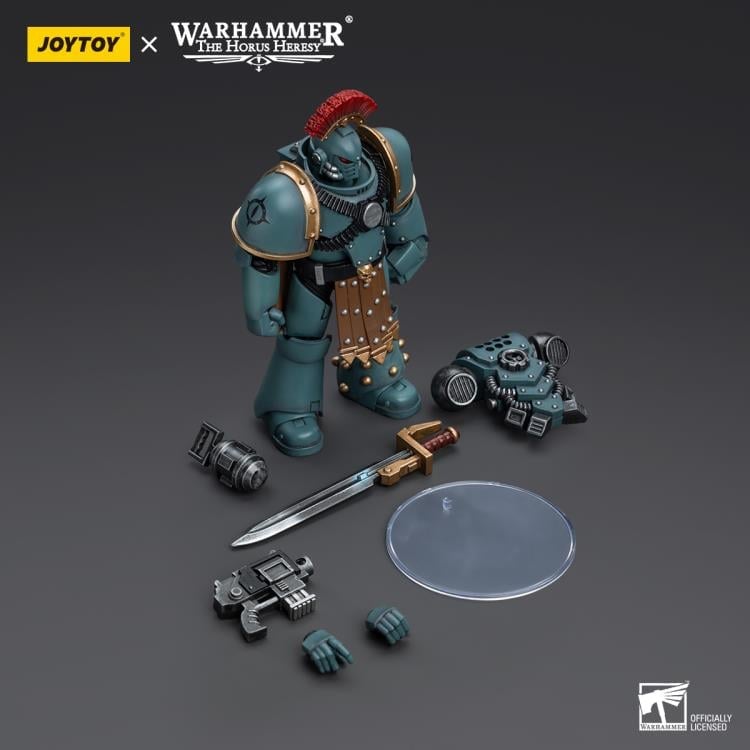 Warhammer: The Horus Heresy Sons of Horus MKIV Tactical Squad Sergeant with Power Fist 1/18 Scale Action Figure Gallery Image 8
