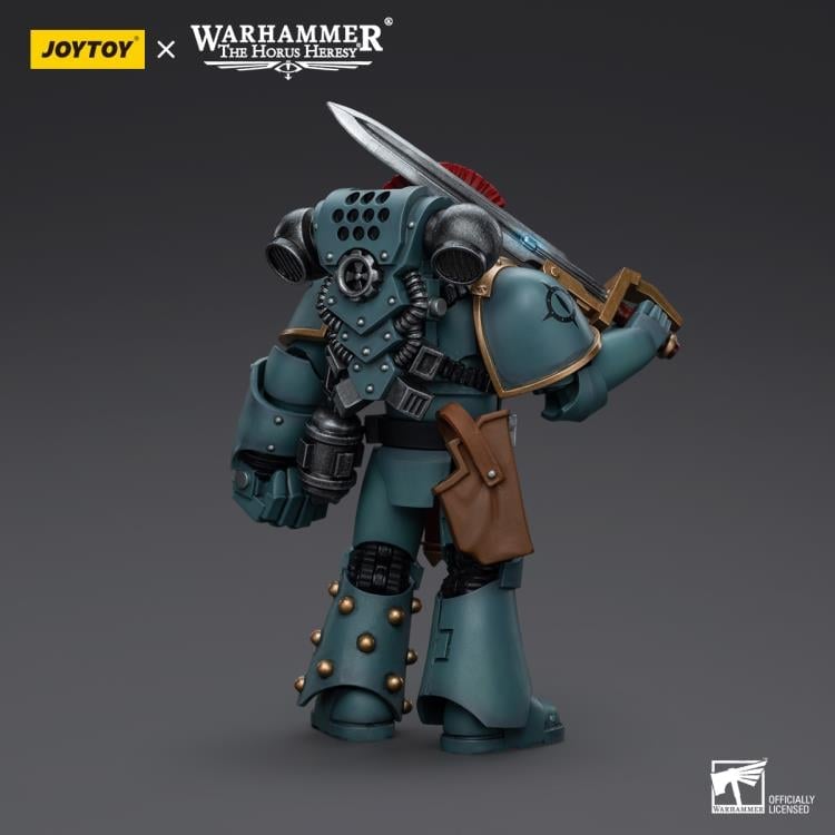 Warhammer: The Horus Heresy Sons of Horus MKIV Tactical Squad Sergeant with Power Fist 1/18 Scale Action Figure Gallery Image 5