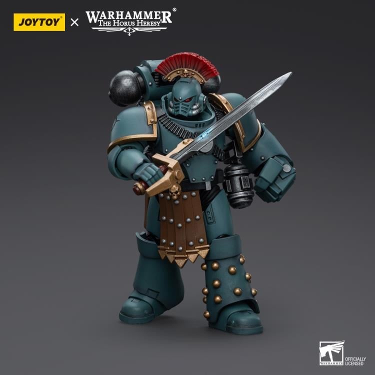 Warhammer: The Horus Heresy Sons of Horus MKIV Tactical Squad Sergeant with Power Fist 1/18 Scale Action Figure Gallery Image 7