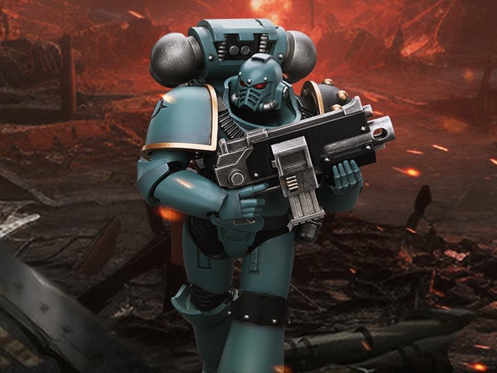 Warhammer: The Horus Heresy Sons of Horus MKIV Tactical Squad Legionary with Bolter 1/18 Scale Action Figure Gallery Image 1
