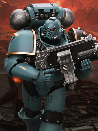 Warhammer: The Horus Heresy Sons of Horus MKIV Tactical Squad Legionary with Bolter 1/18 Scale Action Figure Gallery Image 2