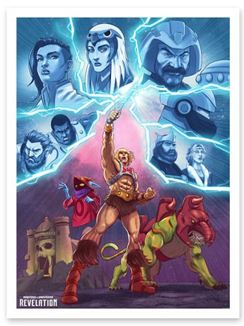 Masters of the Universe: Revelation Heroes Limited Edition Giclee