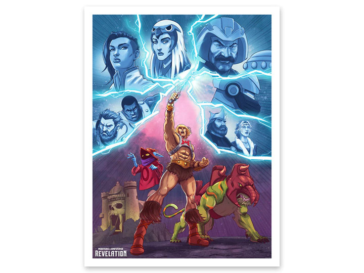 Masters of the Universe: Revelation Heroes Limited Edition Giclee Gallery Image 1