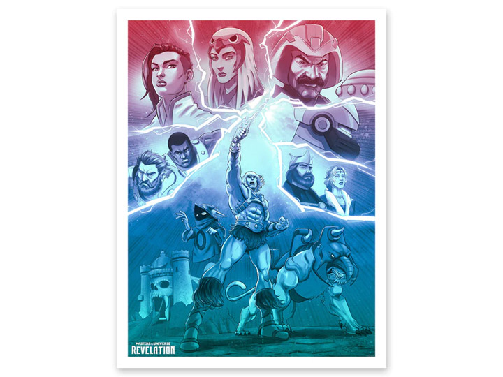 Masters of the Universe: Revelation Heroes (Variant) Limited Edition Giclee Gallery Image 1