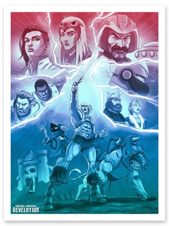 Masters of the Universe: Revelation Heroes (Variant) Limited Edition Giclee