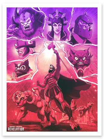 Masters of the Universe: Revelation Villains (Variant) Limited Edition Giclee