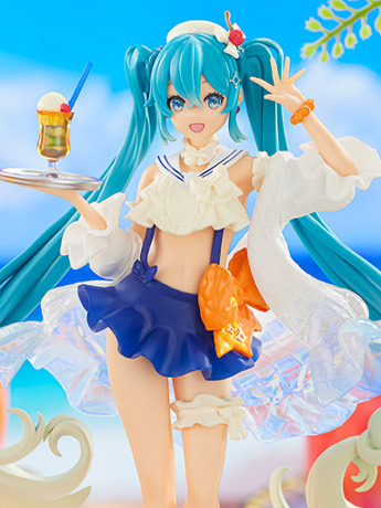 Vocaloid SweetSweets Series Hatsune Miku (Tropical Juice Color Ver.) Exceed Creative Figure Gallery Image 2