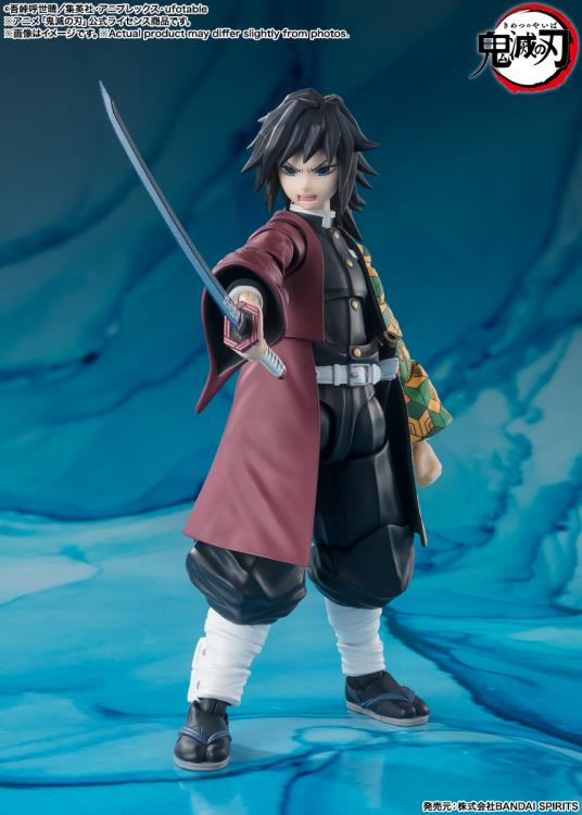 Demon Slayer: Kimetsu no Yaiba S.H.Figuarts Giyu Tomioka Action Figure Gallery Image 6
