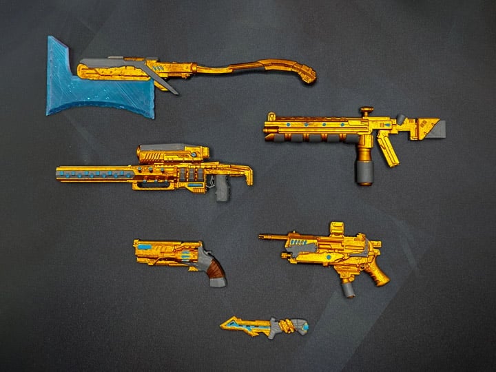 Galactic Valor 1/12 Scale Golden Accessories Pack Gallery Image 1