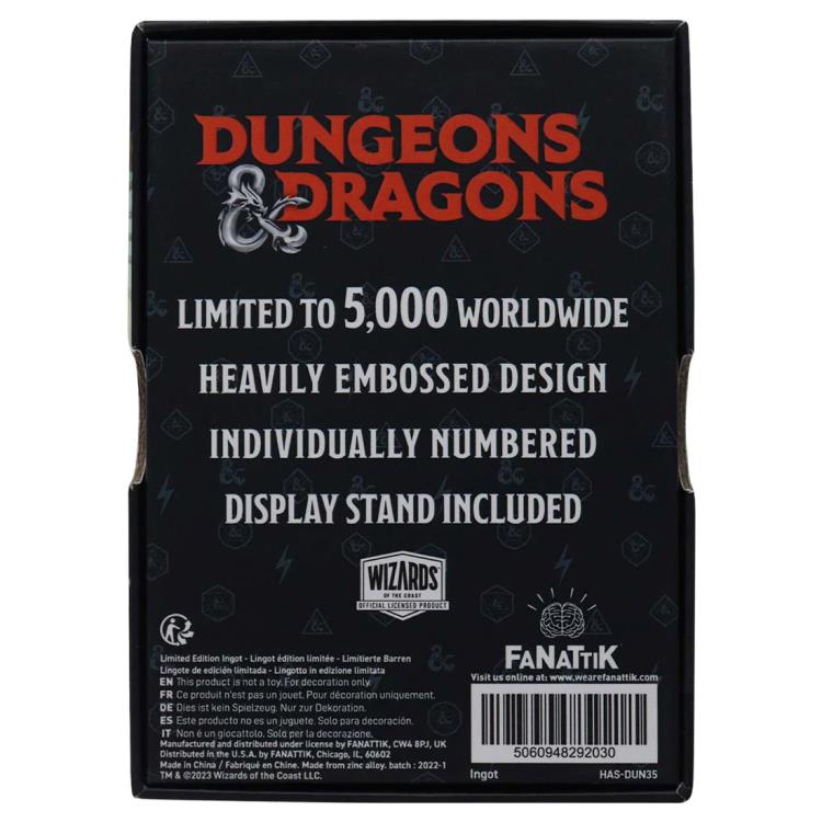 Dungeons & Dragons Keys from the Golden Vault Limited Edition Ingot Gallery Image 7