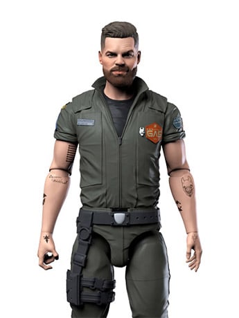 The Expanse Amos Burton 1/10 Scale Action Figure Gallery Image 2