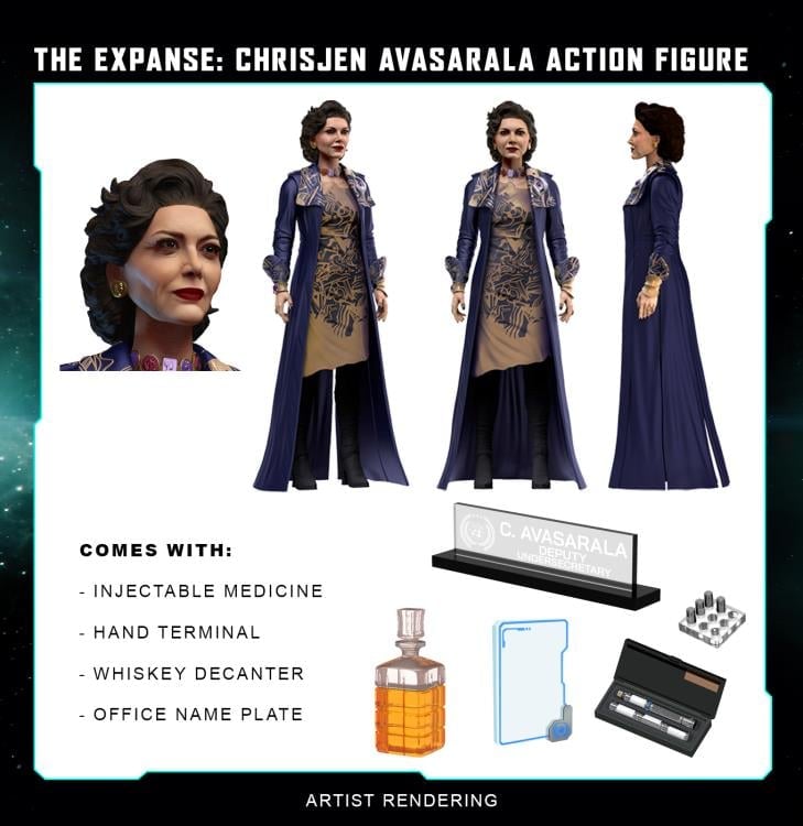 The Expanse Chrisjen Avasarala 1/10 Scale Action Figure Gallery Image 3