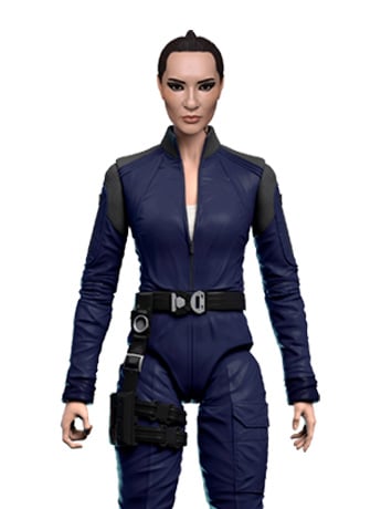 The Expanse Camina Drummer 1/10 Scale Action Figure Gallery Image 2