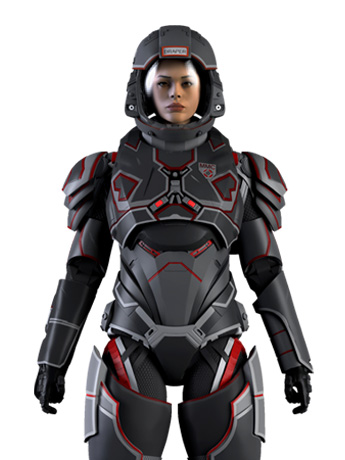 The Expanse Roberta Draper 1/10 Scale Action Figure Gallery Image 2