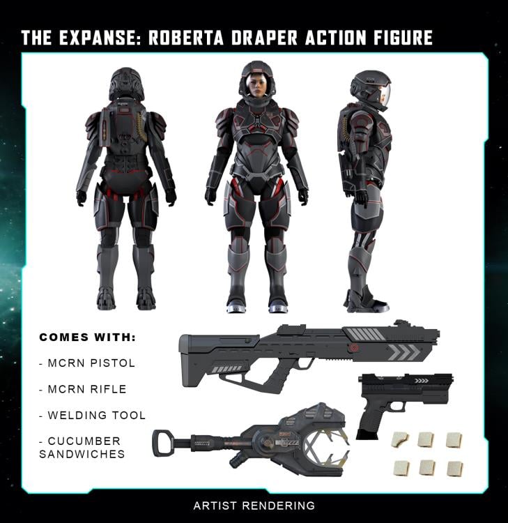 The Expanse Roberta Draper 1/10 Scale Action Figure Gallery Image 3