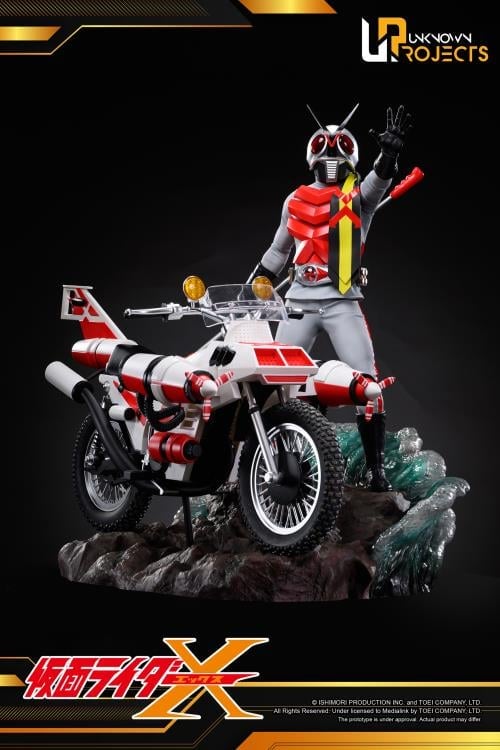 Kamen Rider X Classic Signature Arte Kamen Rider X 1/4 Scale Limited Edition Statue Gallery Image 3