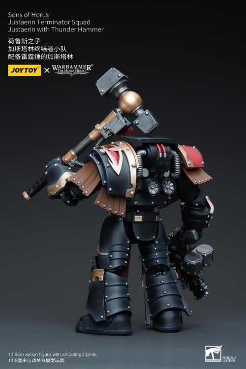 Warhammer: The Horus Heresy Sons of Horus Justaerin Terminator Squad Justaerin with Thunder Hammer 1/18 Scale Action Figure Gallery Image 5