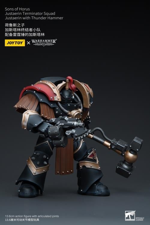 Warhammer: The Horus Heresy Sons of Horus Justaerin Terminator Squad Justaerin with Thunder Hammer 1/18 Scale Action Figure Gallery Image 6