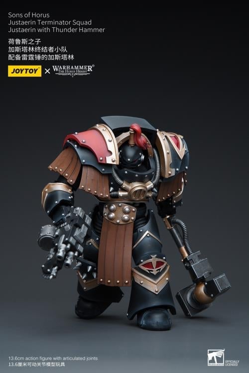 Warhammer: The Horus Heresy Sons of Horus Justaerin Terminator Squad Justaerin with Thunder Hammer 1/18 Scale Action Figure Gallery Image 7