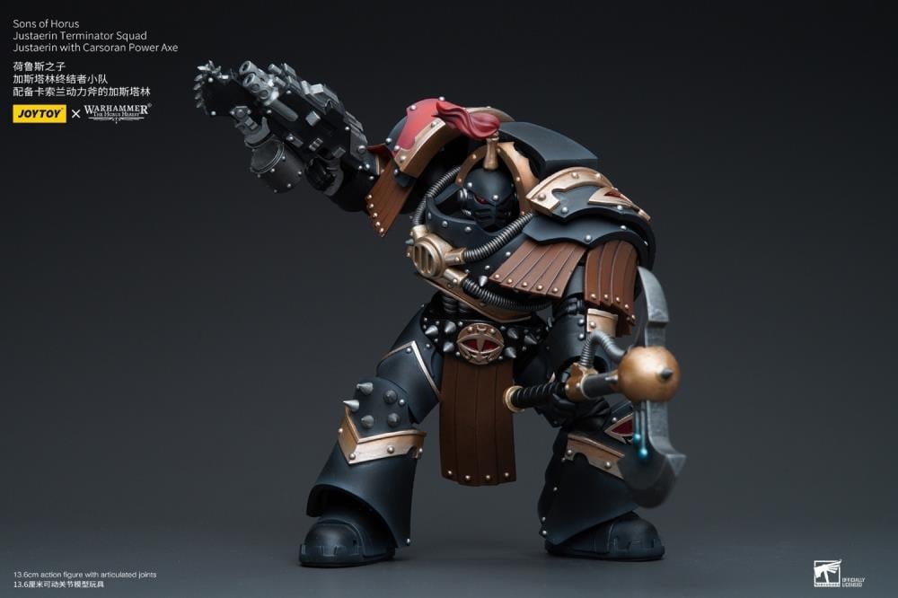 Warhammer: The Horus Heresy Sons of Horus Justaerin Terminator Squad Justaerin with Carsoran Power Axe 1/18 Scale Action Figure Gallery Image 8